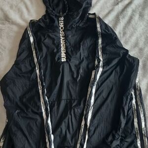 Superdry Sport Black Windbreaker Jacket